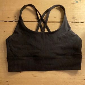 Lululemon Energy Bra Long Line Ribbed